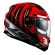 Capacete Moto Fechado Ls2 Ff320 Stream Shadow Preto Vermelho C/ Óculos Interno C/ Selo Inmetro