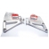 Par Suporte Pedaleira Bacalhau Nx 400 Falcon Original Honda