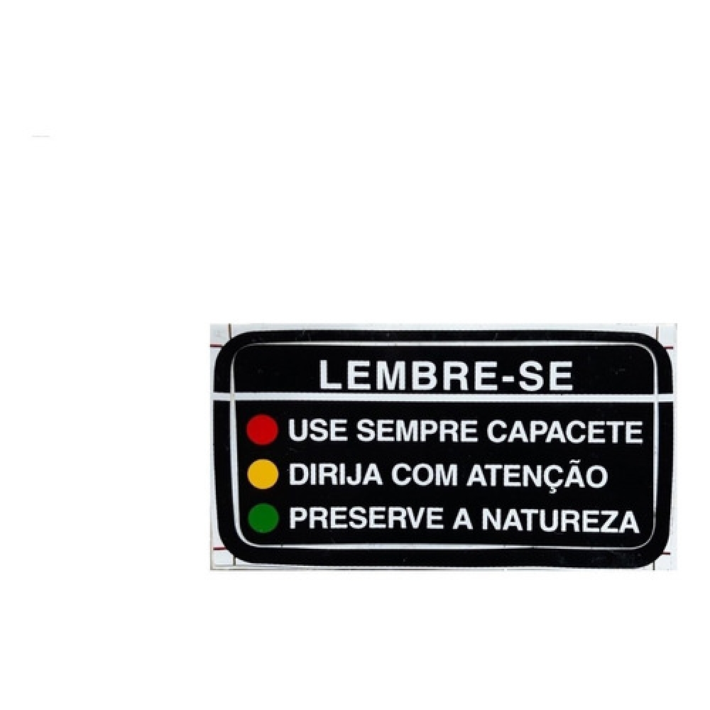 Adesivo Precaução Advertência Tanque Cb 500 Cbx 750 Cbr 450 Nx 150 Nx 200 Xr 200 Xlx 250 Xlx 350 Original Honda