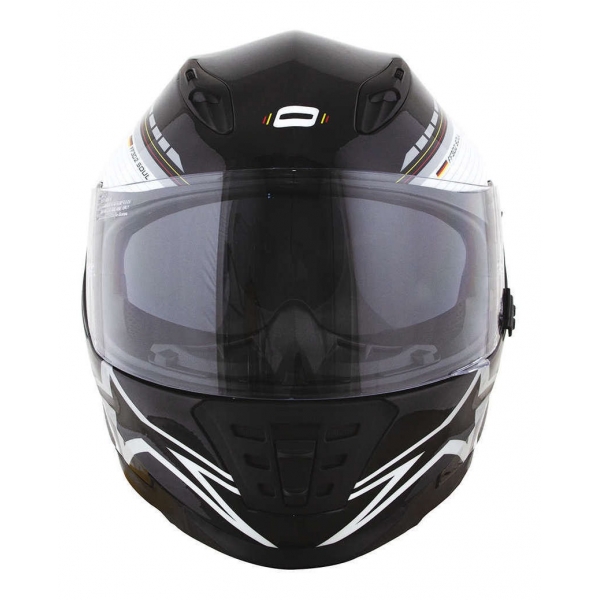Capacete Moto Esportivo Fechado Norisk Ff302 Soul Grand Prix Germany Alemanha C/ Óculos Interno C/ Selo Inmetro