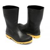 Bota Impermeável Galocha Chuva Para Motoboy Motoqueiro Entregador Botina Borracha Sete Léguas - Preto