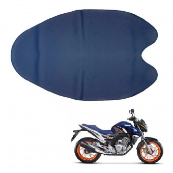 Capa De Banco Moto Cb 250 Twister 2016 2017 2018 2019 2020 2021 2022 2023 Modelo Original Azul