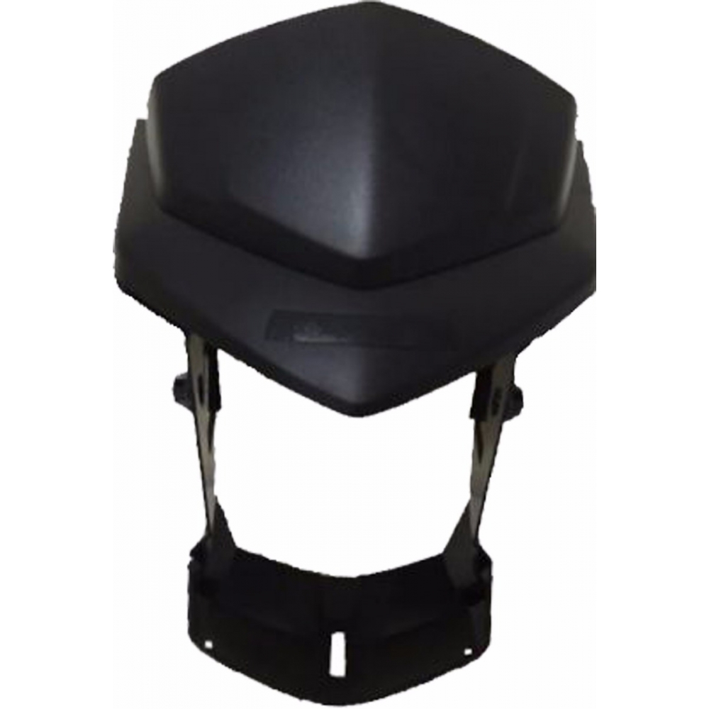 Carenagem Mascara Central Farol Moto Fan 160 Start 160 Titan 150 Fan 125 150 2014 2015 Preta Modelo Original - Preto