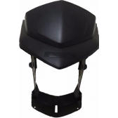 Carenagem Mascara Central Farol Moto Fan 160 Start 160 Titan 150 Fan 125 150 2014 2015 Preta Modelo Original - Preto