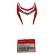 Carenagem Mascara Frontal Do Farol Bros 160 Esdd Nxr160 2020 2021 Vermelha Original Honda 61320K1SB10ZA - Vermelha