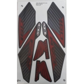 Kit Adesivo Faixa Moto Fan 160 Esdi 2020 2021 Preta Jogo Adesivos