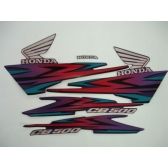 Kit Adesivos Faixas Honda Cb 500 Roxa 1999 Jogo Adesivo