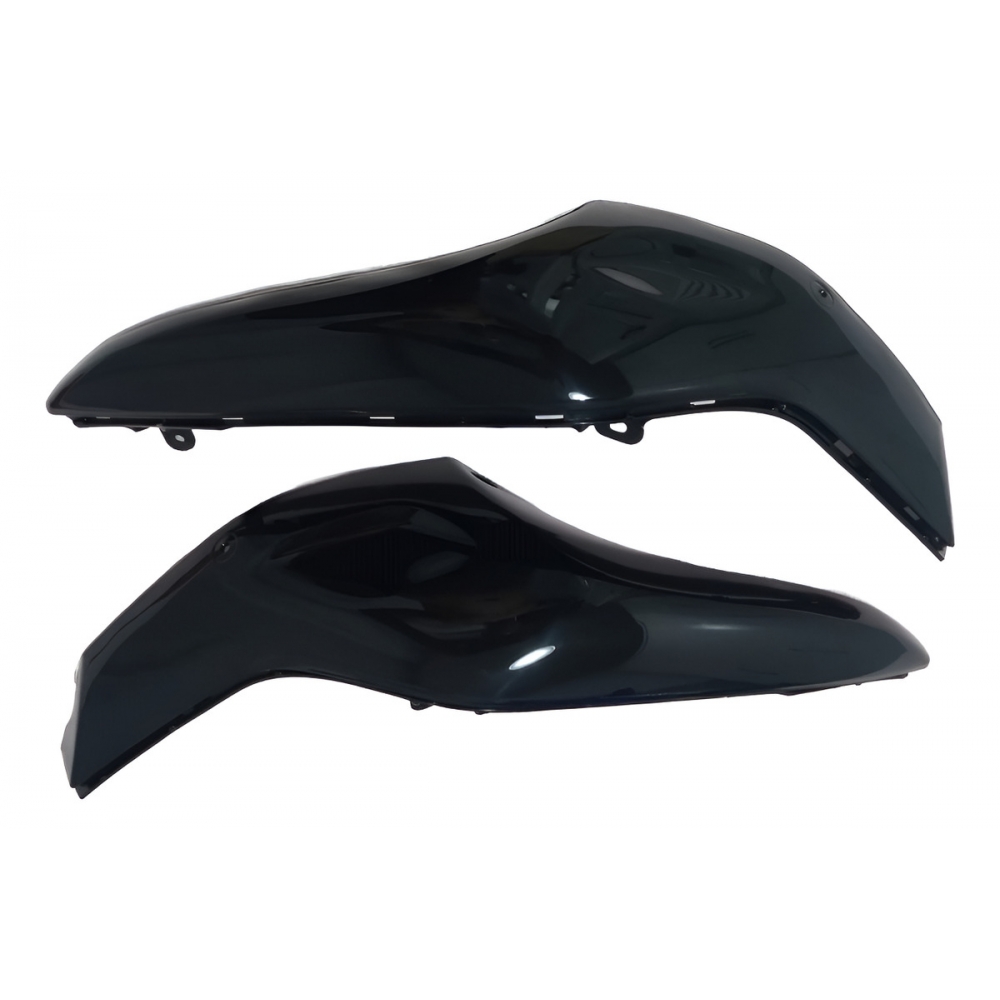 Par De Carenagem Aba Lateral Superior Tanque Moto Xtz 250 Lander Preta  2020 2021 2022 2023 2024