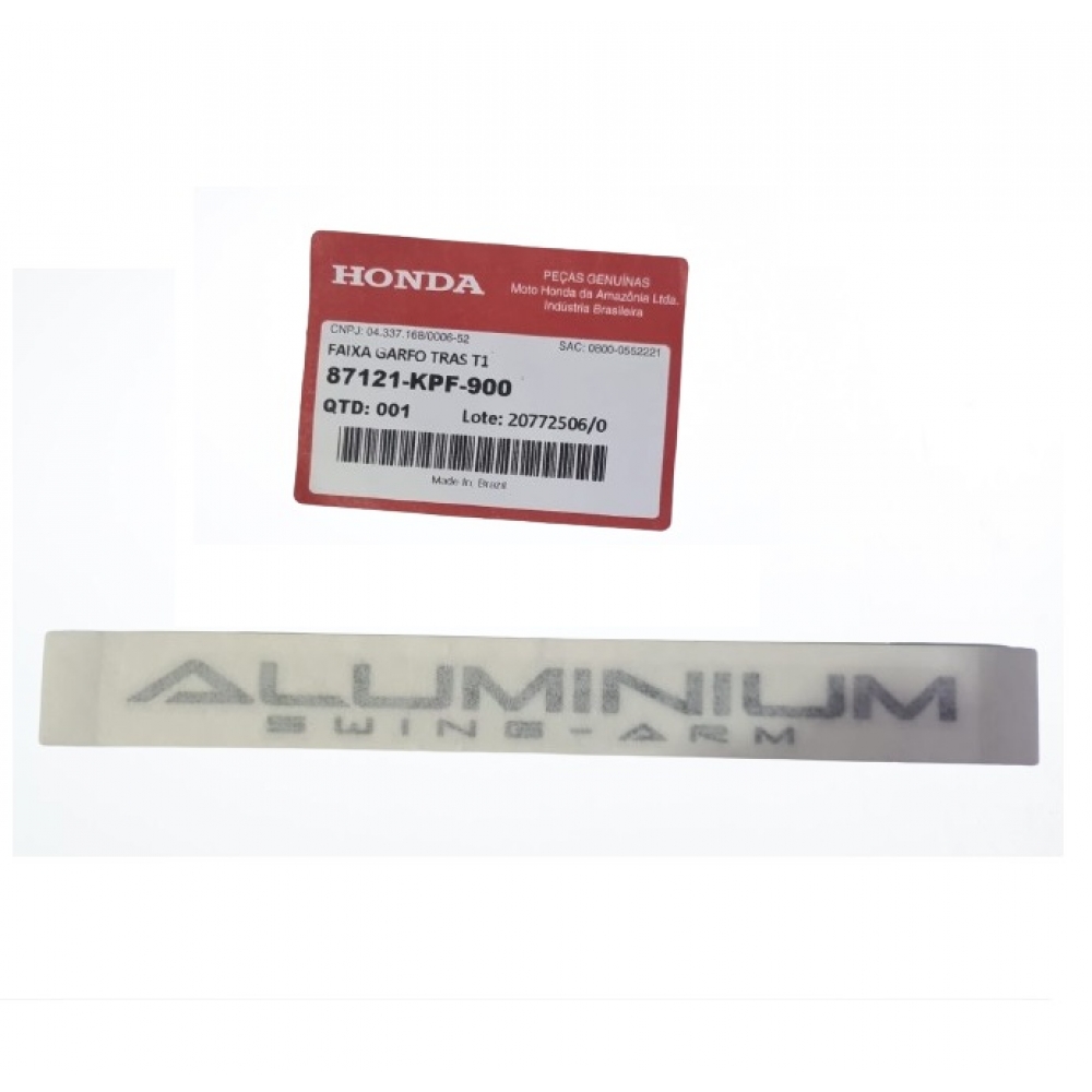 Adesivo Emblema Aluminium Balança Xre 300 Xr 250 Tornado Cbx 250 Twister Original Honda
