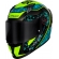Capacete Moto LS2 FF358 Pro Classsic Striker Azul C/ Spoiler Masculino Feminino Lançamento