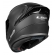 Capacete Moto LS2 FF810 Vigo Monocolor Preto Fosco Verde Militar Branco C/ Spoiler Masculino Feminino Lançamento - Preto Fosco