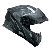 Capacete Moto Robocop Bieffe Premium B- Dynamic Attractie Preto Escamoteavel C/ Óculos Lançamento