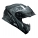 Capacete Moto Robocop Bieffe Premium B- Dynamic Attractie Preto Escamoteavel C/ Óculos Lançamento