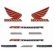 Kit Adesivos Faixa Moto Cb 250 Twister Branca 2016 ( Jogo Adesivo ) - Jotaesse