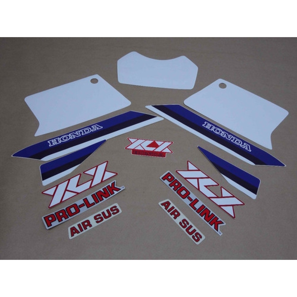 Kit Adesivos Faixa Xlx 250 Xl250x 1986 Vermelha Jogo Adesivo