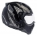 Capacete Moto Peels F21 Aviador Mirage Living Preto C/ Óculos Queixeira Removível Masculino Feminino