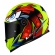 Capacete Moto Fechado Ls2 Ff358 Ff 358Tribal Esportivo Lançamento C/ Selo Inmetro - Amarelo Vermelho
