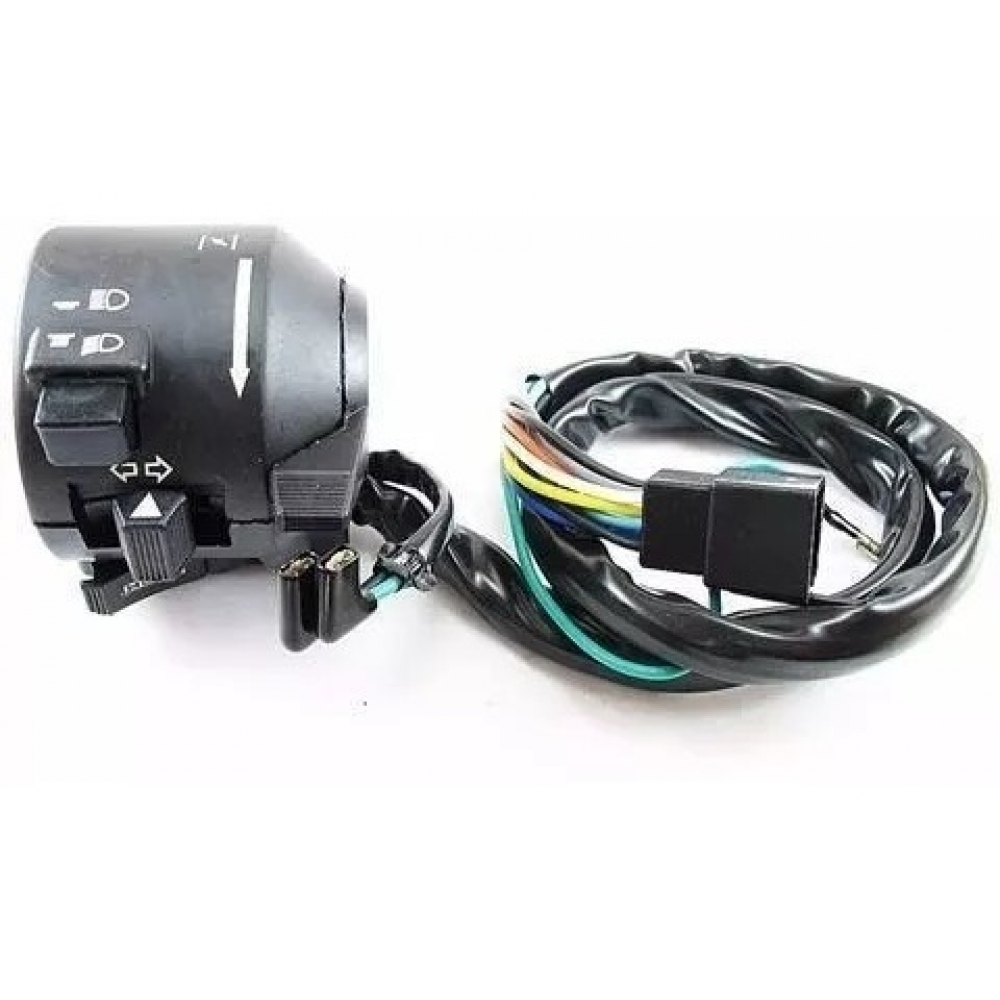 Interruptor Guidão Titan 150 Sport Punho Chave Luz Esquerda