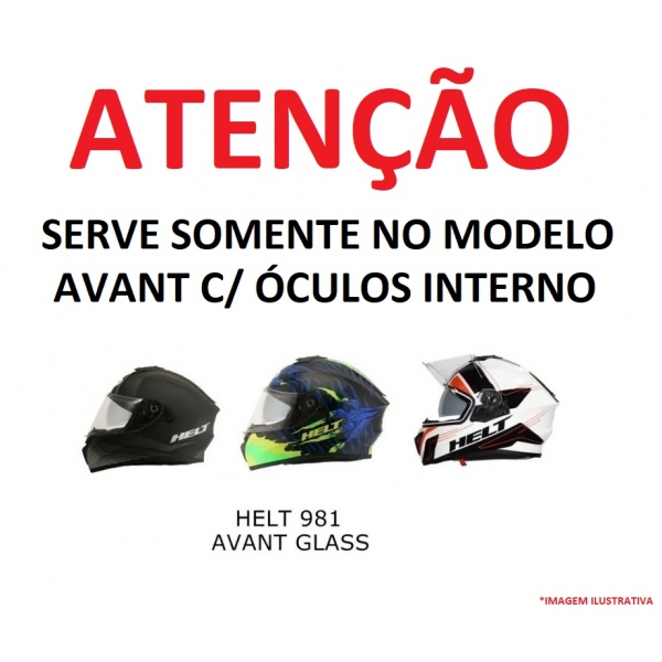 Kit Reparo Fixação Da Viseira Capacete Helt Avant Glass - Par