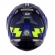 Capacete Moto Robocop Escamoteável Norisk Route FF345 Speedmax Articulado C/ Óculos E Selo Inmetro - Azul Amarelo Fosco