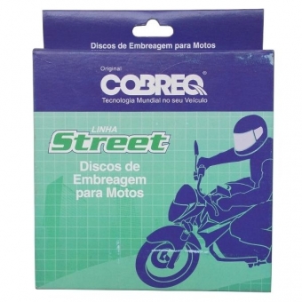 Disco Embreagem Moto Cbx 200 Strada Xr 200 Nx 200 Sundown Max 125 Hunter 125 Mod Original Cobreq