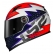 Capacete Moto Esportivo Fechado Ls2 Ff358 Classic Speedy Branco Roxo Laranja C/ Selo Inmetro