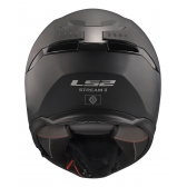 Capacete Moto Fechado Ls2 Ff808 Stream 2 Monocolor Preto Fosco Esportivo C/ Óculos Interno