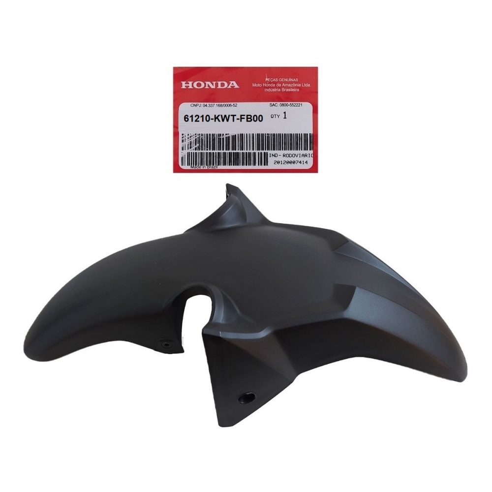 Paralama Dianteiro Moto Xre 300 2019 2020 2021 2022 2023 Sahara 300 2024/Ed Inferior Original Honda - Preto