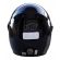 Capacete Esportivo Ebf Motard Solid C/ Viseira Motocross Trilha Preto Brilhante C/ Selo Inmetro - Preto