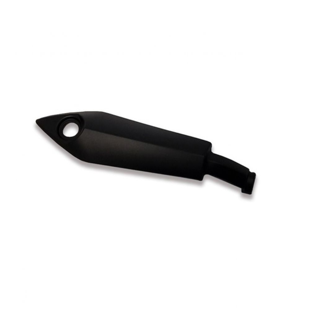 Protetor Alca Ponteira Escapamento Escape Moto Fazer 250 2011/17 Mod Original Preto - Preto