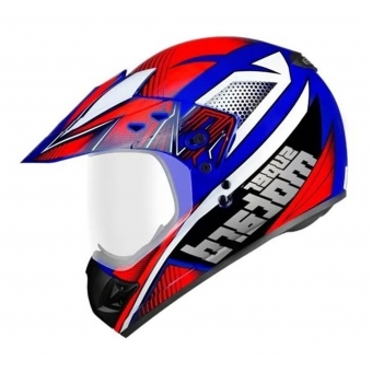Capacete Moto Esportivo Ebf Super Motard Iron Action Motocross C/ Selo Inmetro Lançamento