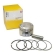 Kit Pistão E Anel Moto Xr 200 Cbx 200 Strada Metal Leve 0,25