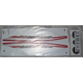 Kit Adesivos Ybr 125 Factor Vermelha 2015 2016 Jogo Adesivo