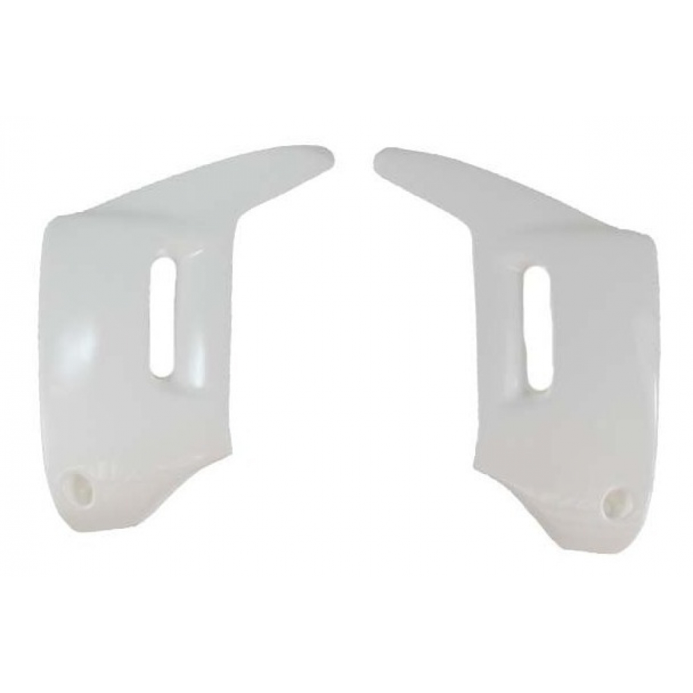 Par De Carenagem Aba Lateral Tanque Moto Xr 200 Xr200 Branca Modelo Original - Branca