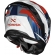 Capacete Moto Esportivo Fechado Norisk Strada 2 St Branco Azul Vermelho C/ Óculos Interno Lançamento