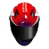 Capacete Moto Esportivo Fechado Ls2 Ff358 Classic Speedy Branco Roxo Laranja C/ Selo Inmetro