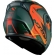 Capacete Moto Robocop Escamoteável Norisk Route FF345 Speedmax Articulado C/ Óculos E Selo Inmetro - Verde Laranja Fosco