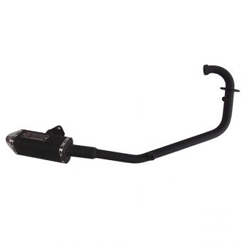 Escapamento Escape Esportivo Fazer 250 2011 2012 2013 2014 2015 F1 Tri Oval Mini ( Curto ) Fortuna