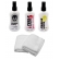 Kit Para Manutenção Limpeza Viseira Capacete E Anti Odor Peels Guardian 3x1