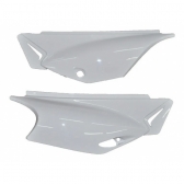 Par De Tampa Lateral Moto Xtz 250 Lander Até 2019 Branca Carenagem Modelo Original Branco