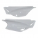 Par De Tampa Lateral Moto Xtz 250 Lander Até 2019 Branca Carenagem Modelo Original Branco