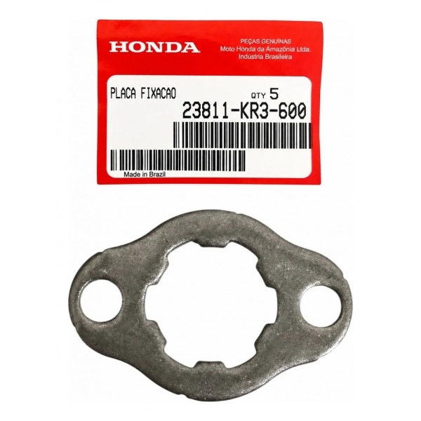Trava Fixação Pinhão Pião Moto Titan Bros 125 150 Strada 200 Crf 230 Xlr 125 Original Honda