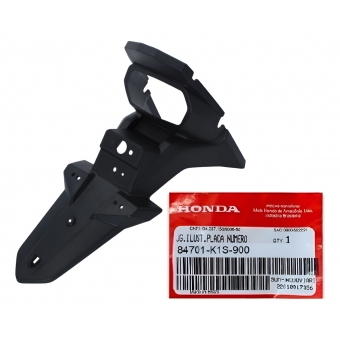 Paralama Suporte Placa Traseiro Moto Nxr Bros 160 Xre 190 2025 Ed Original Honda 84701K1S900