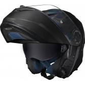 Capacete Moto Robocop Escamoteável Norisk Force 2 Preto Fosco Articulado C/ Óculos E Selo Inmetro