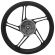 Roda Liga Leve Magnésio Moto Honda Titan 150 Esd / Fan 150 Esd 2014 Em Diante 5 Palitos Scud - Preta
