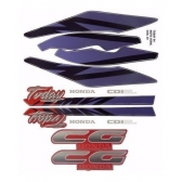Kit Adesivos Faixa Cg Today 125 Vermelha 1994 Jogo Adesivo