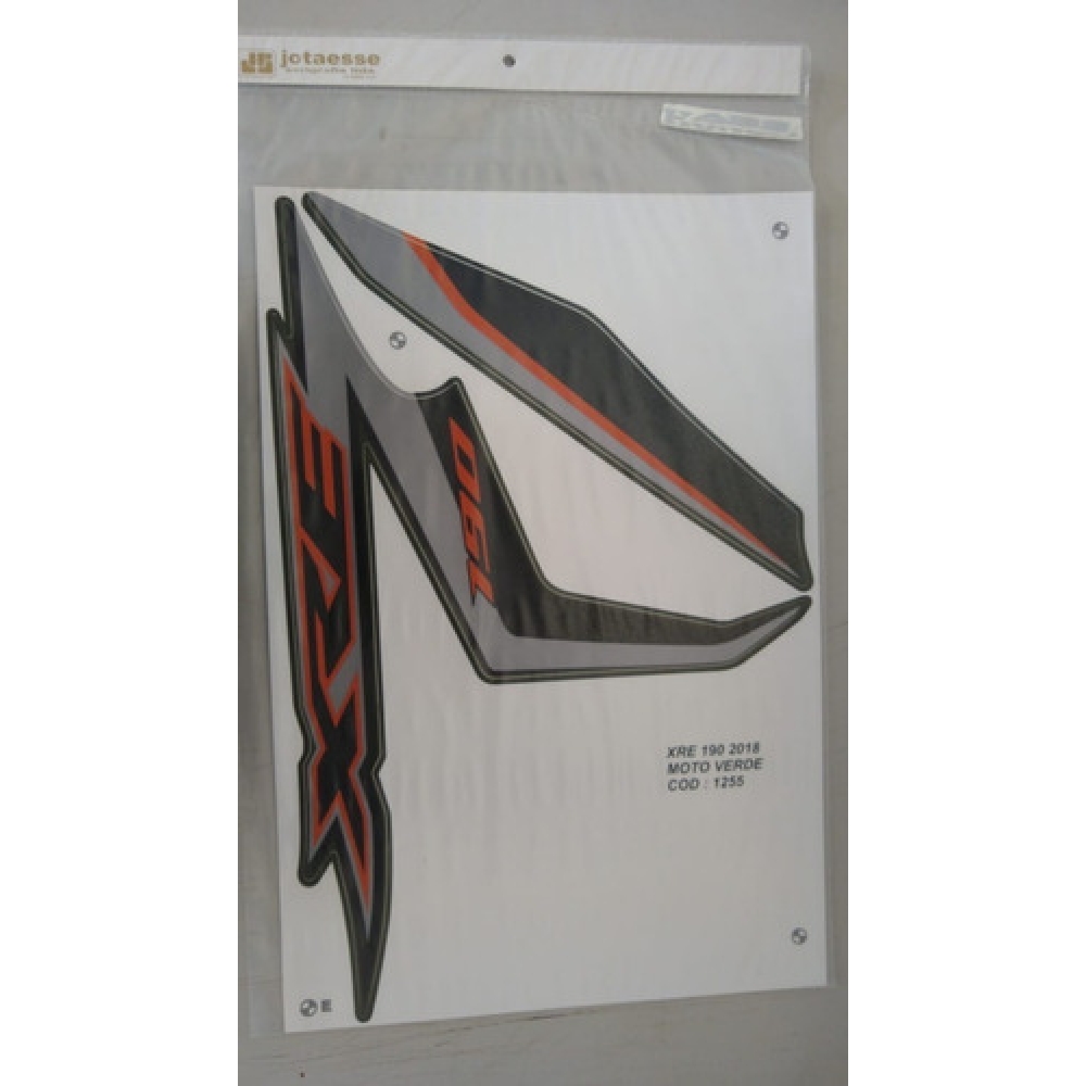 Kit Adesivos Faixas Honda Xre 190 Verde 2018 Jogo Adesivo