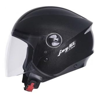 Capacete Aberto Joy 23 By Taurus Custom Preto Brilho Couro