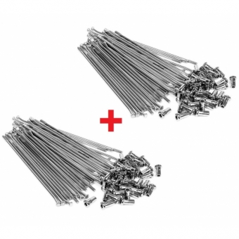 Jogo Raio Dianteiro + Traseiro Moto Ybr 125 Freio A Lona Raiação Reforçada 4mm Cromada