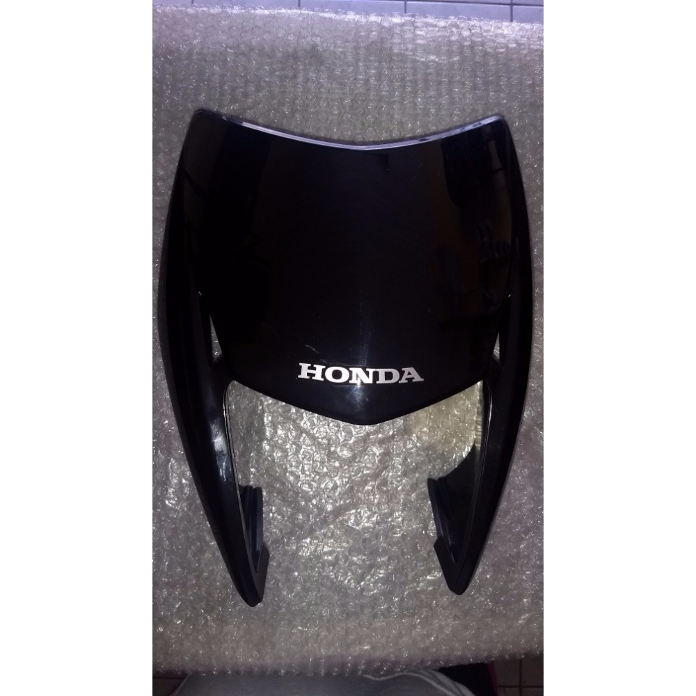 Carenagem Mascara Farol Moto Nxr Bros 150 2009 2010 2011 12 Preta Original Honda 61300KREB01ZA - Preto